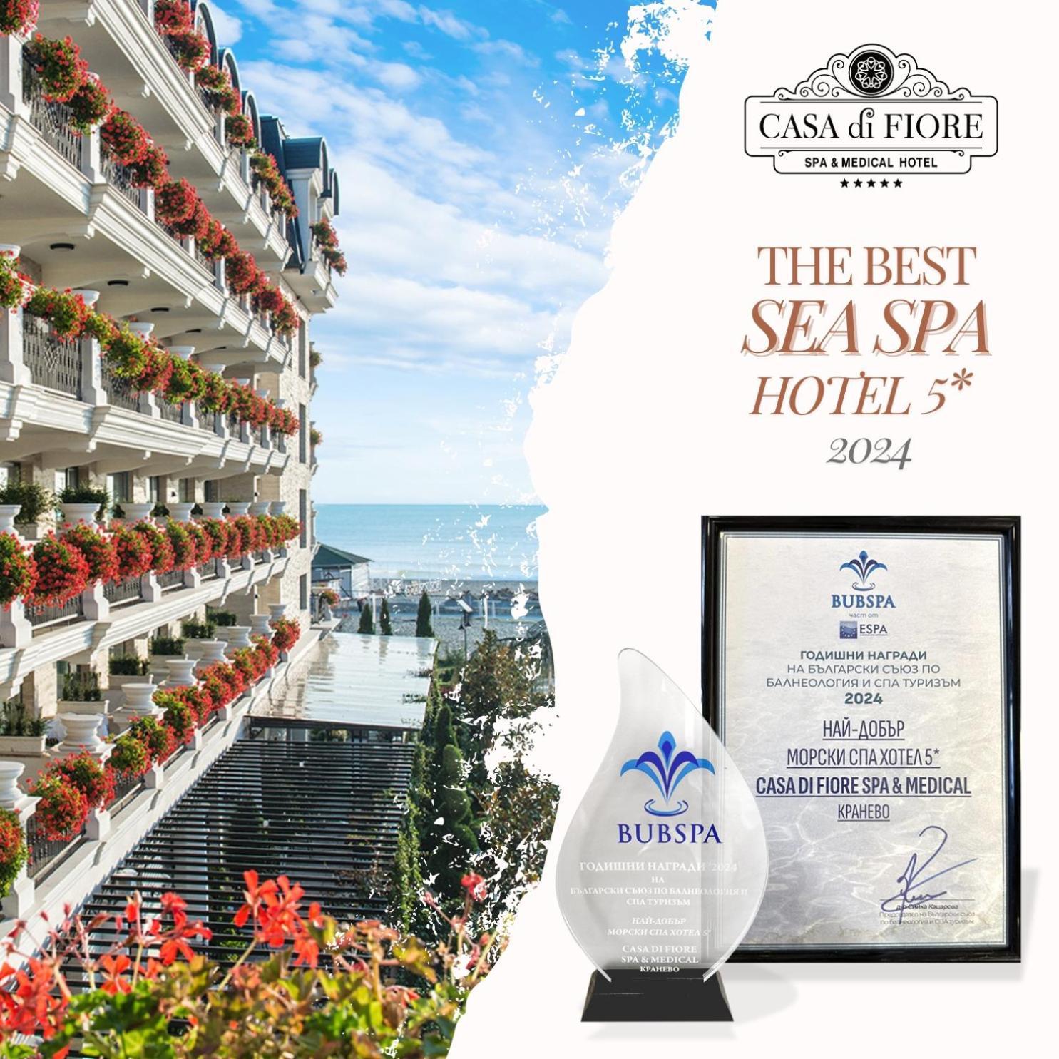 Casa Di Fiore Spa And Medical Hotel, Mineral Pools & Private Beach 크레네보 외부 사진 Spa Hotel of the Year 2004
